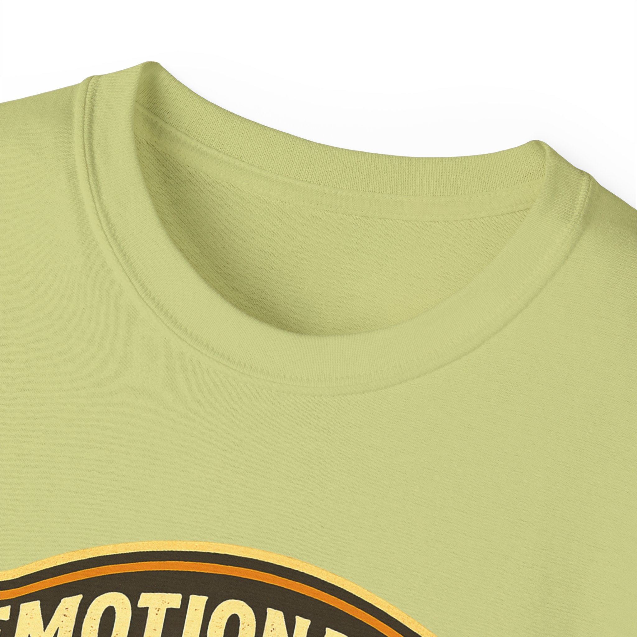 Pickleball Sunset Badge T‑Shirt  Emotionally Fueled by Pickleball