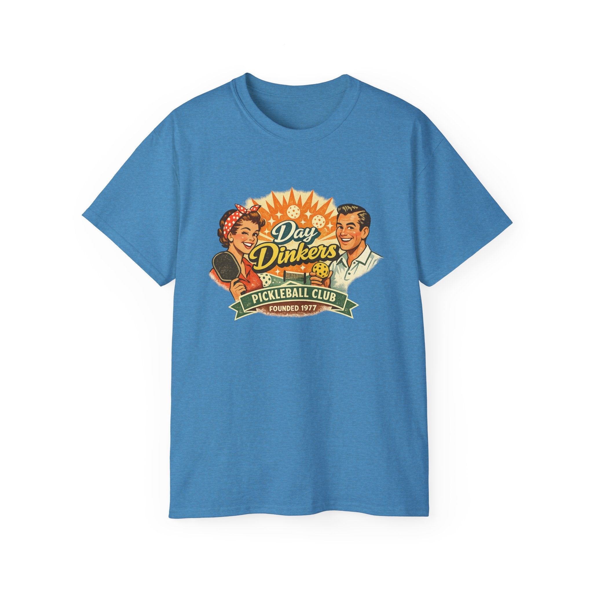 Day Drinkers Pickleball Club T-Shirt — Retro Pickleball Tee