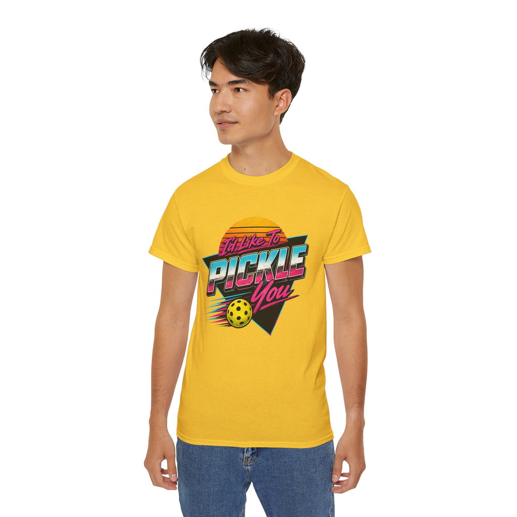 Retro 'I'll Like to Pickle You' Pickleball Tee