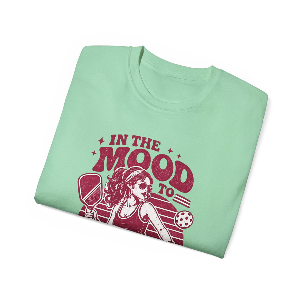 Pickleball Tee – "In the Mood to Bang One Out" Graphic Shirt
