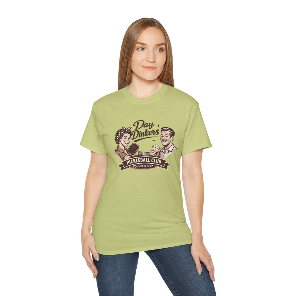 Day Drinkers Pickleball Club Tee – Vintage Pickleball Shirt