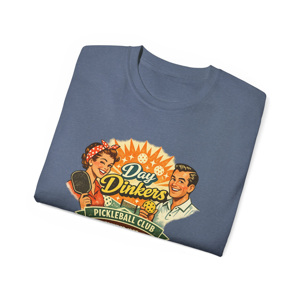 Day Drinkers Pickleball Club T-Shirt — Retro Pickleball Tee