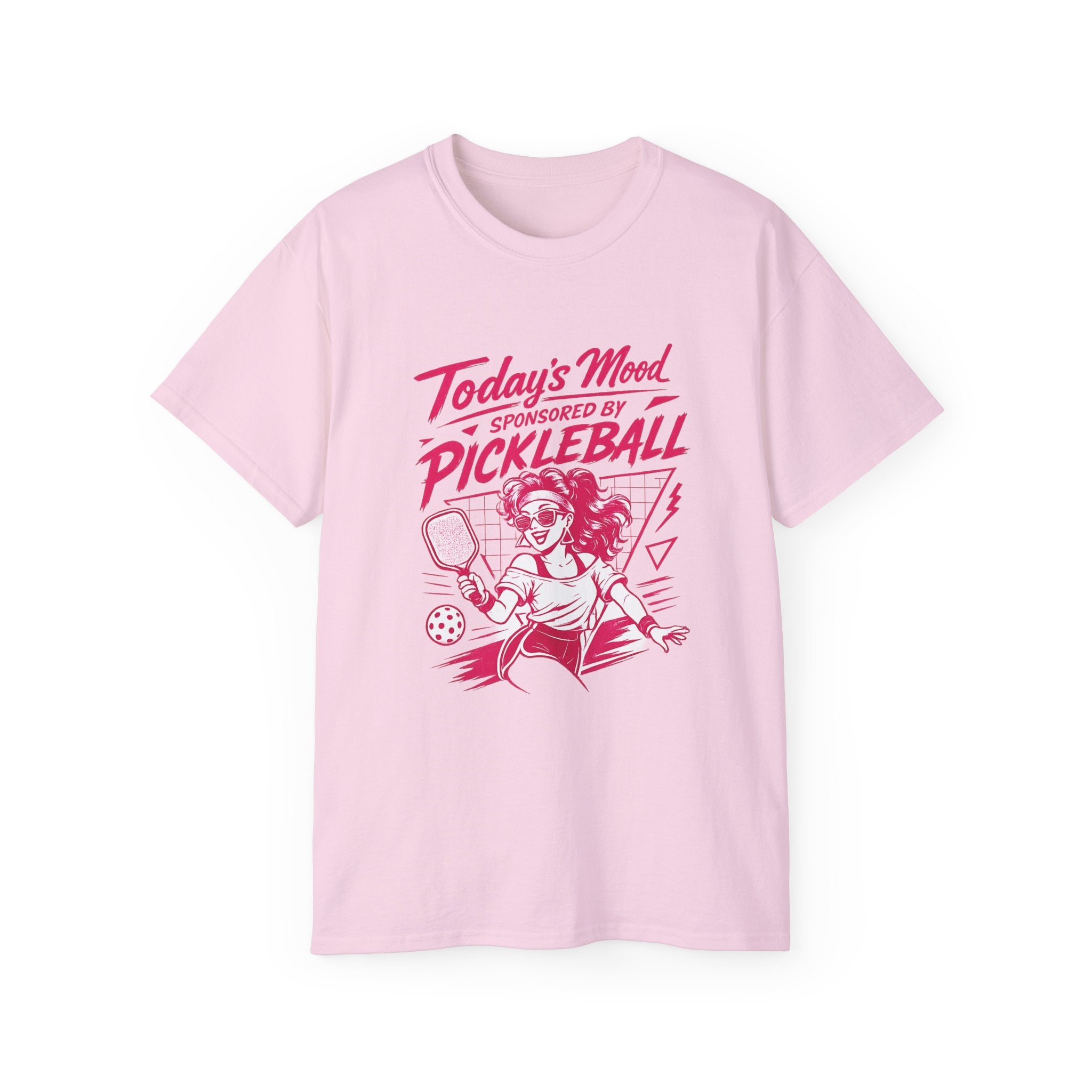 Pickleball Tee — "Today's Mood Sponsored by Pickleball" Retro Sports Shirt