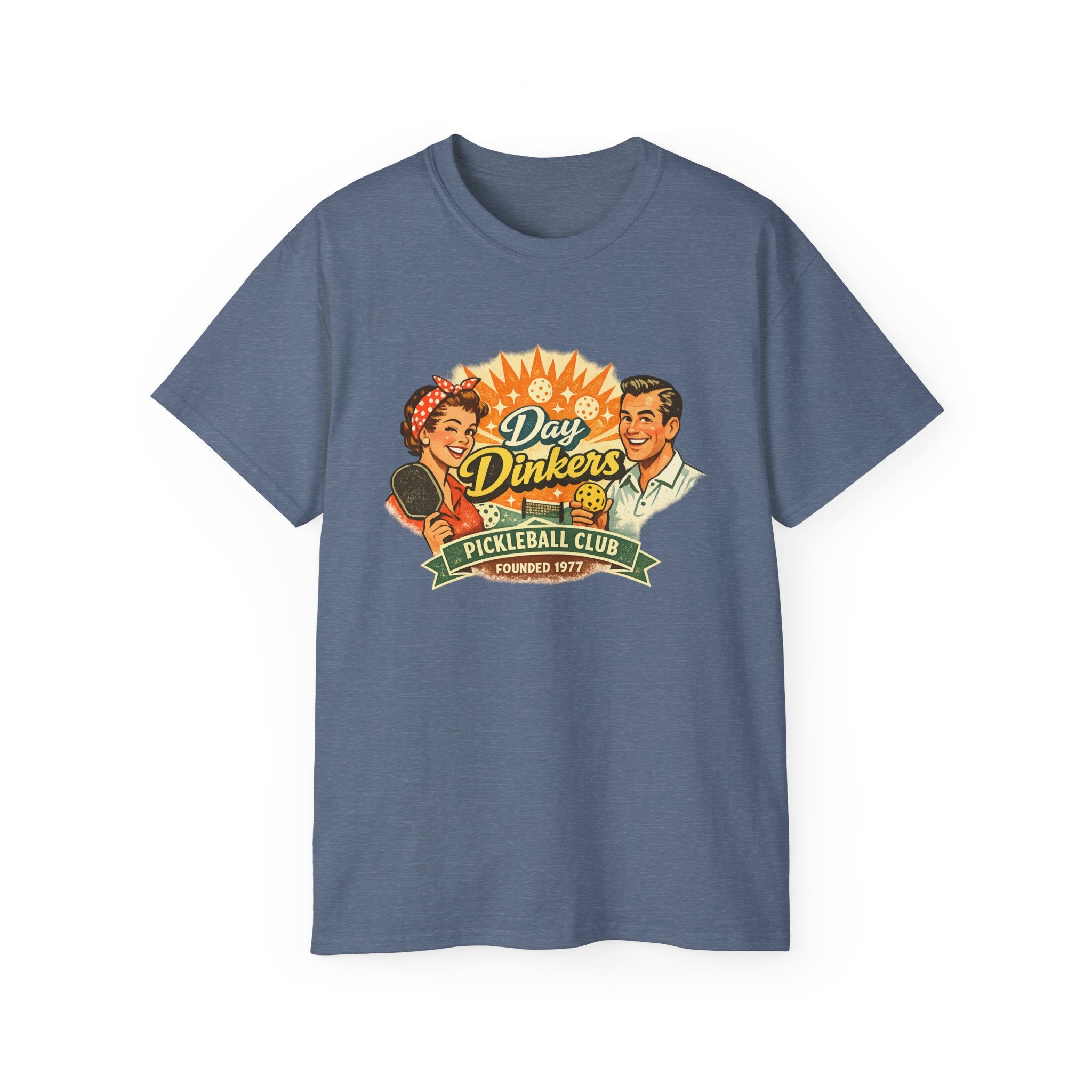 Day Drinkers Pickleball Club T-Shirt — Retro Pickleball Tee