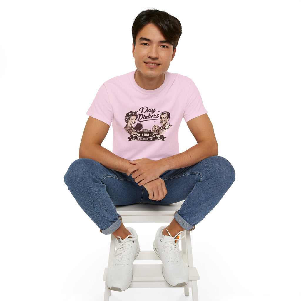 Day Drinkers Pickleball Club Tee – Vintage Pickleball Shirt