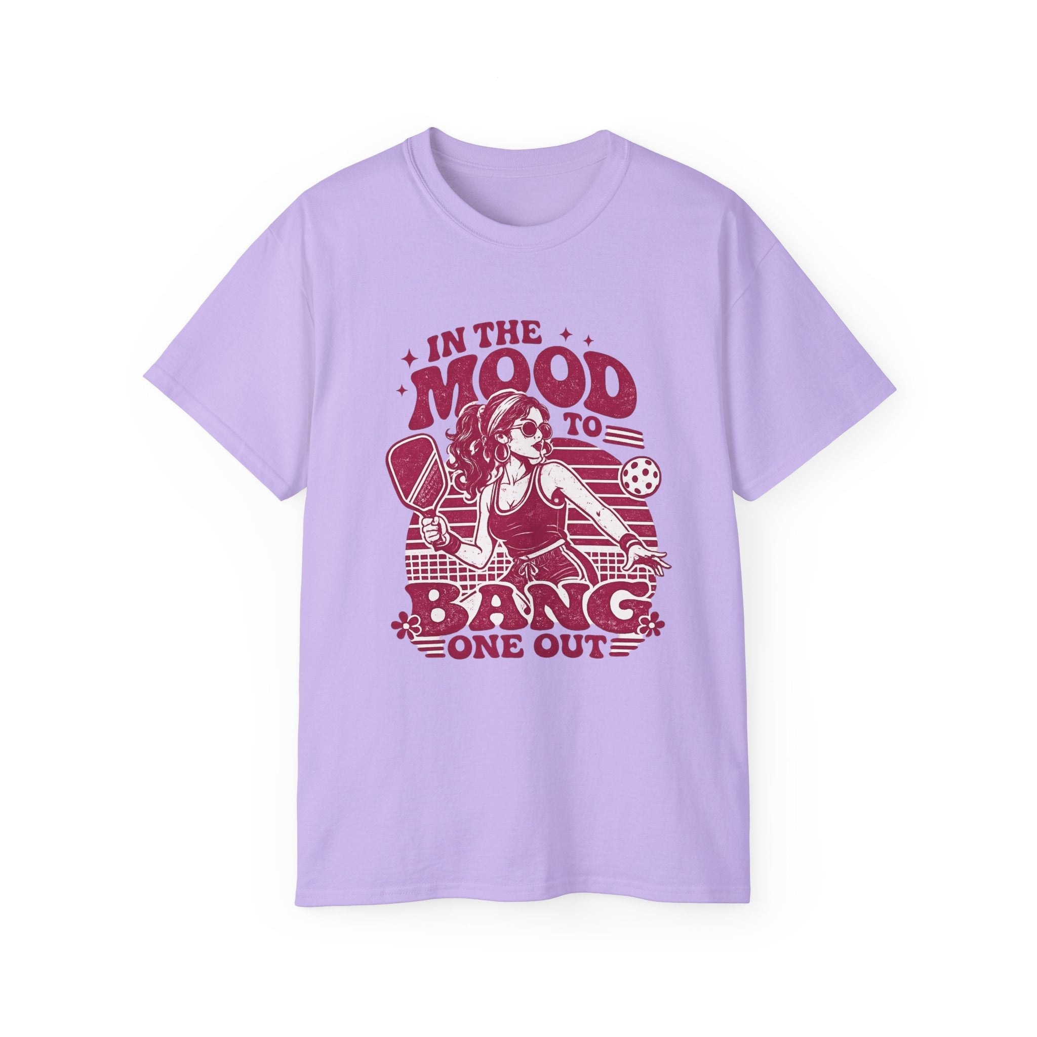 Pickleball Tee – "In the Mood to Bang One Out" Graphic Shirt