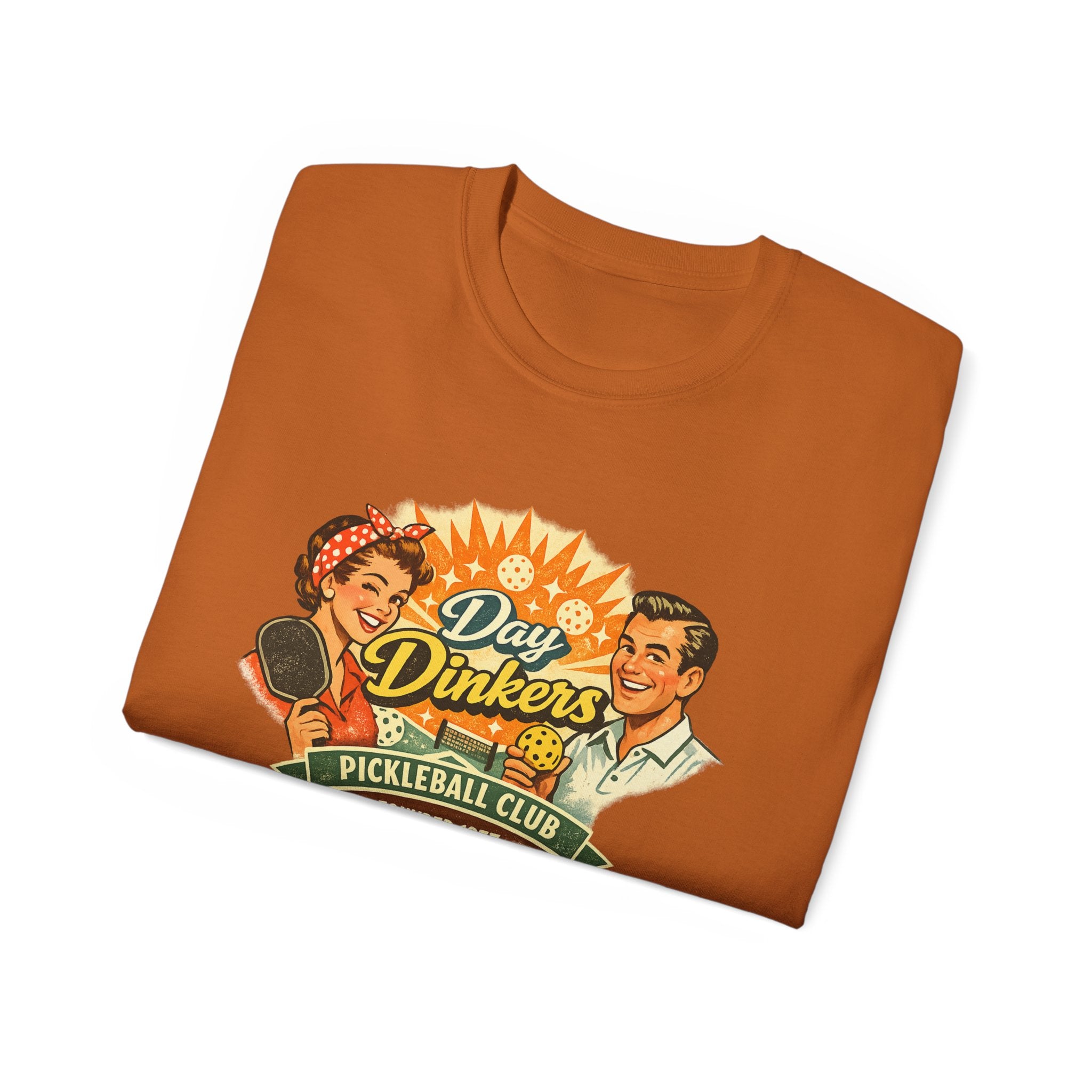 Day Drinkers Pickleball Club T-Shirt — Retro Pickleball Tee