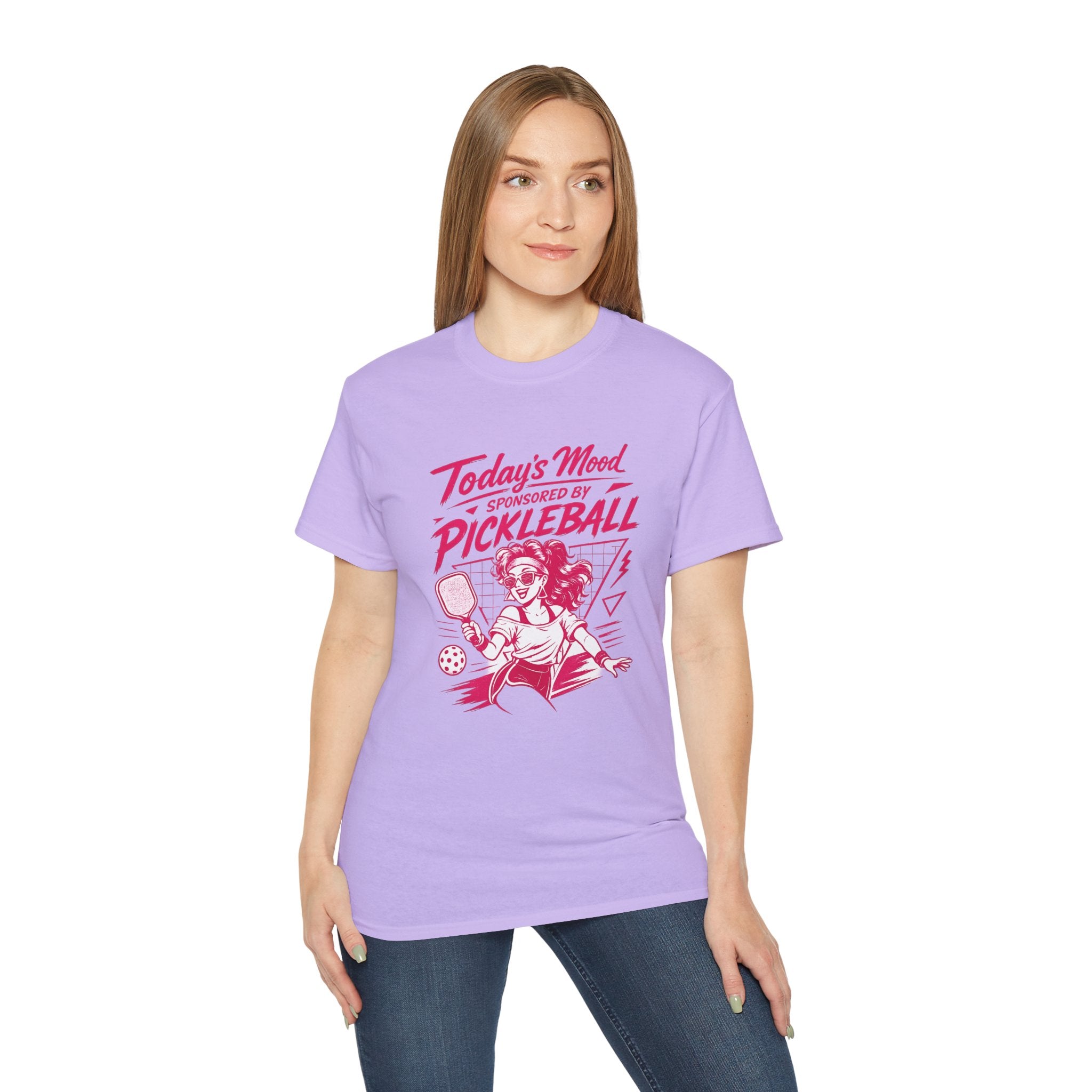 Pickleball Tee — "Today's Mood Sponsored by Pickleball" Retro Sports Shirt