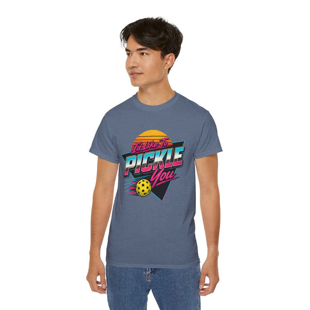 Retro 'I'll Like to Pickle You' Pickleball Tee