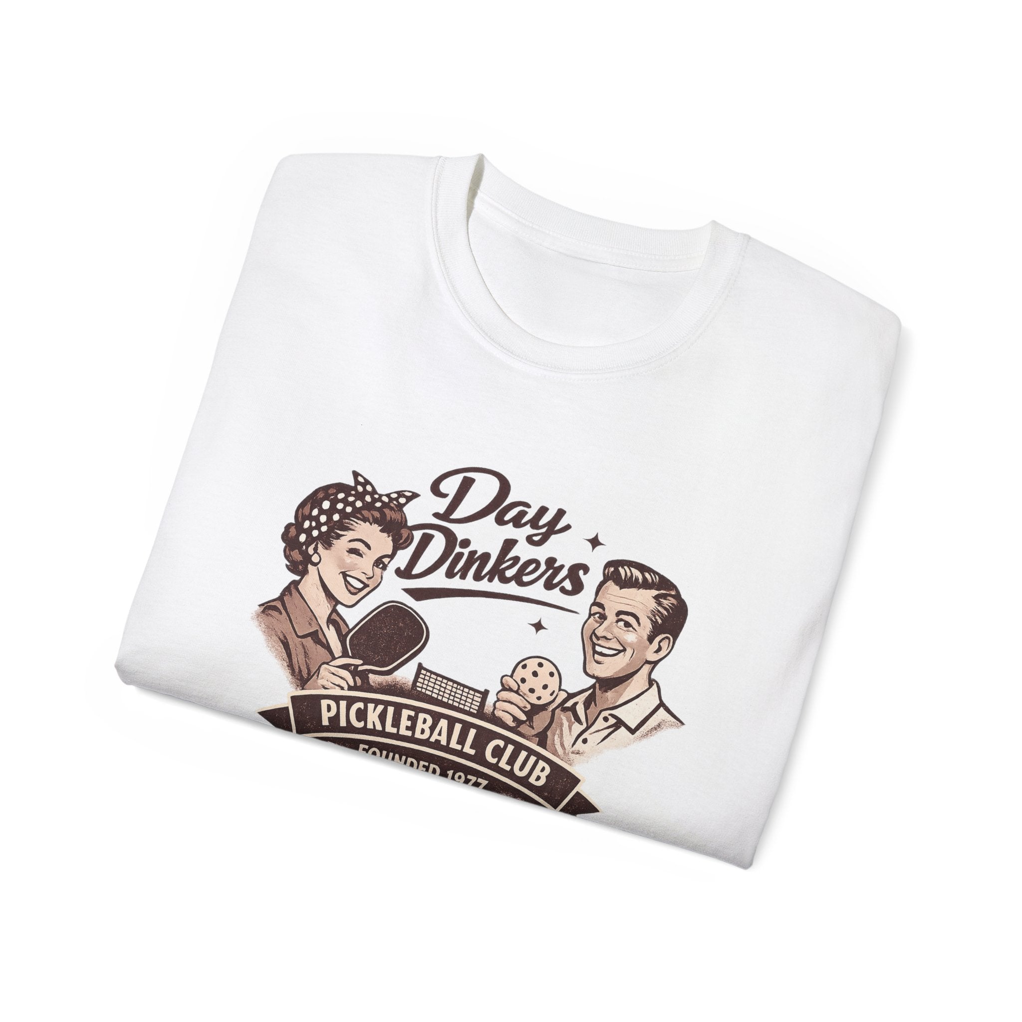 Day Drinkers Pickleball Club Tee – Vintage Pickleball Shirt