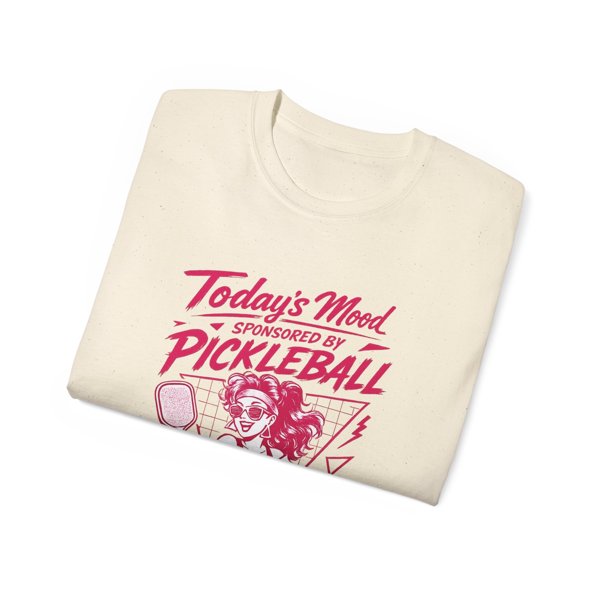 Pickleball Tee — "Today's Mood Sponsored by Pickleball" Retro Sports Shirt